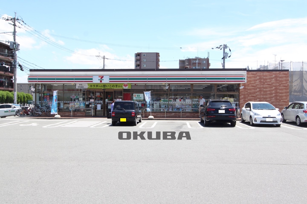 コンビニ　セブンイレブン 熊本八王寺町店（コンビニ）まで450m