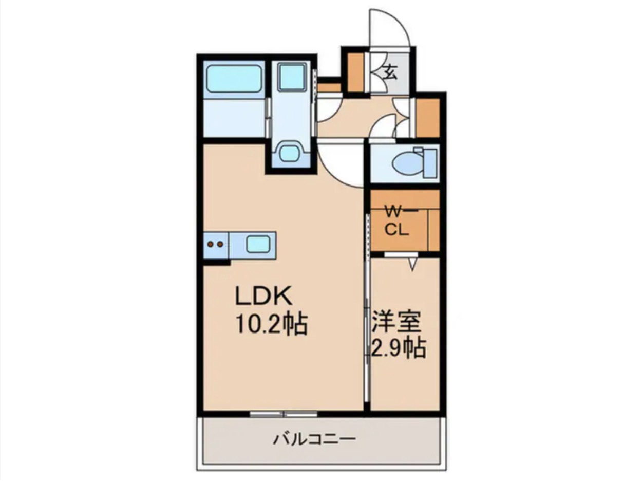 エンクレスト天神PORTの間取り写真