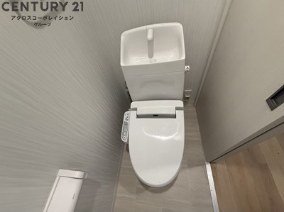 トイレ　ウォシュレット付きのトイレです！
