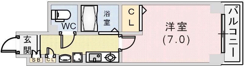 CITY SPIRE神戸元町IIの間取り写真