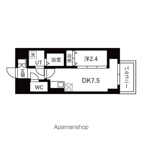 地下鉄御堂筋線 心斎橋駅 徒歩10分 2階建 新築の間取り写真