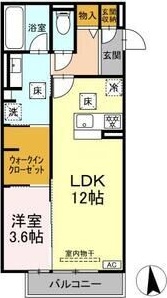 セレスティア鏡島南の間取り写真