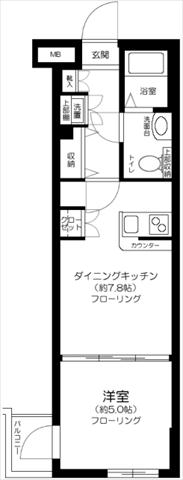 都電荒川線 巣鴨新田駅 徒歩7分 3階建 築19年の間取り写真