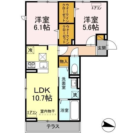 Kroneの間取り写真