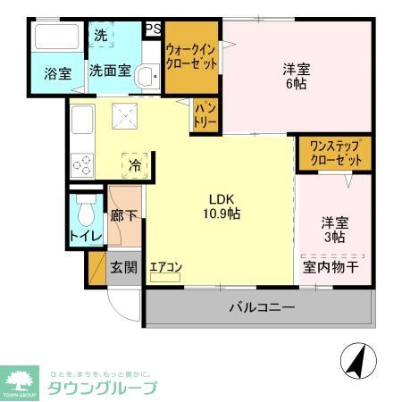 ルミナス松本の間取り写真