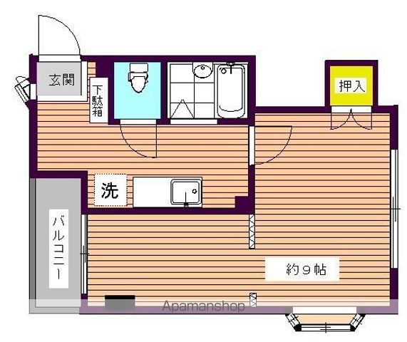 メジテラーネ薬院の間取り写真
