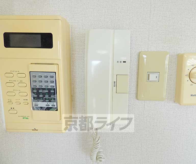 セキュリティ　来客時も安心です。