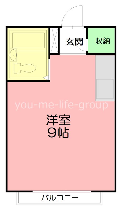 アヤベマンションの間取り写真