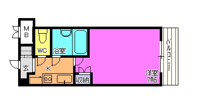 ＪＲ山陽本線 東加古川駅 徒歩3分 10階建 築28年の間取り写真