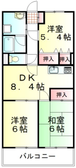 ボナールの間取り写真