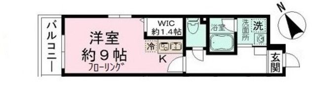レオ伍拾八番館の間取り写真