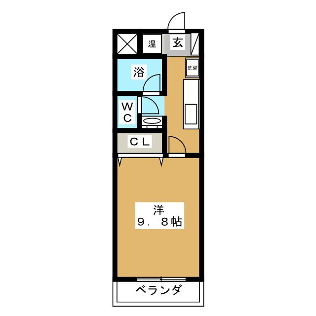 クレセントハウス・七瀬の間取り写真