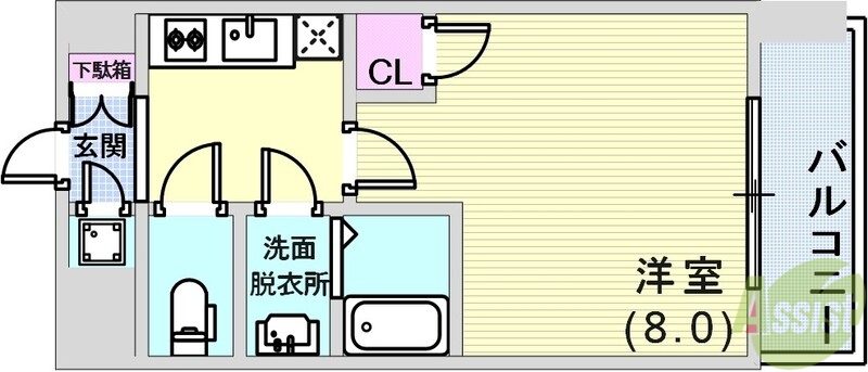アーバングリーン兵庫ステーションフロントの間取り写真