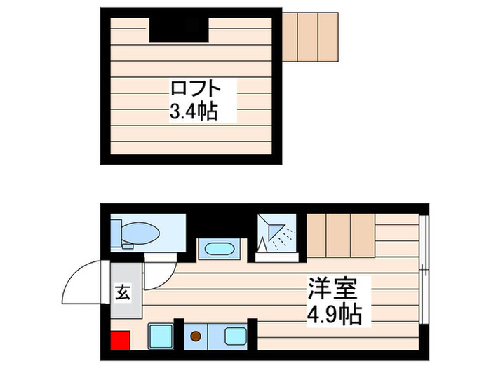 Latte北葛西の間取り写真