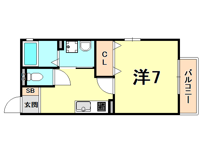 コーワ東町の間取り写真