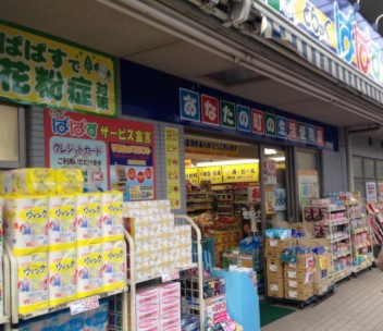 ドラックストア　どらっぐぱぱす若林店（ドラッグストア）まで500m