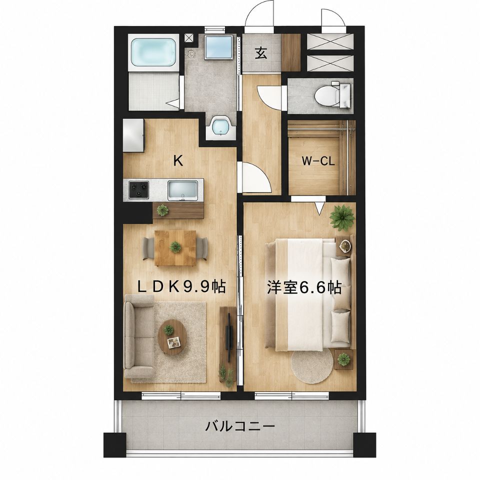 ラフィーナパレス南宮崎の間取り写真