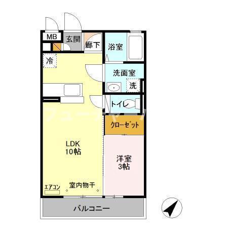 カーサ コモドの間取り写真