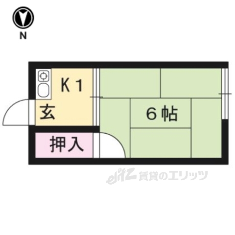 二葉荘（東館舎）の間取り