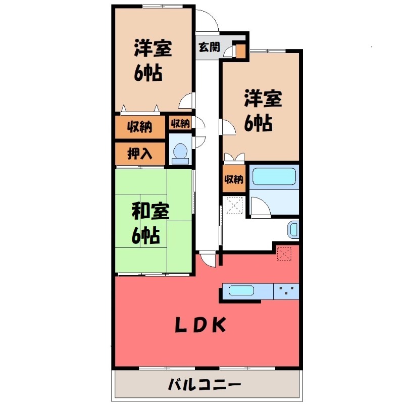 ハイツマロニエ今泉の間取り