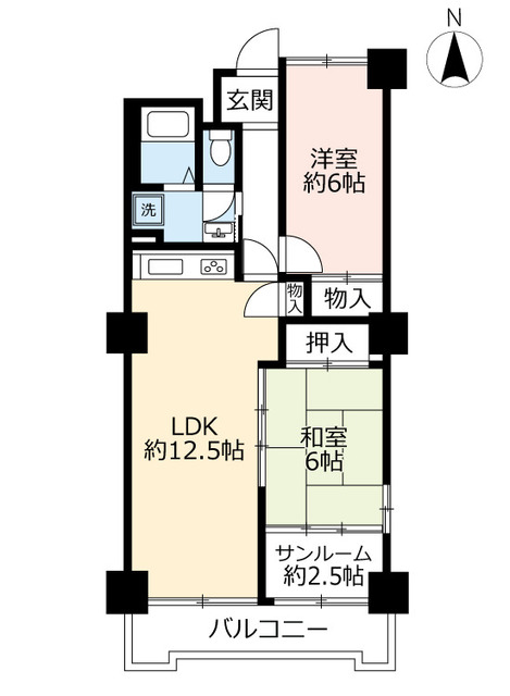 ＵＲアーバニア千代田の間取り