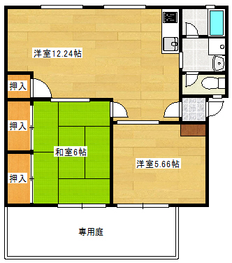 タウンホーム井口台A棟の間取り