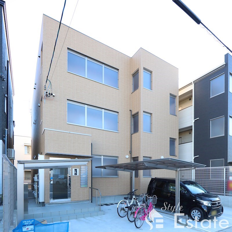 名古屋市守山区喜多山のアパートの建物外観