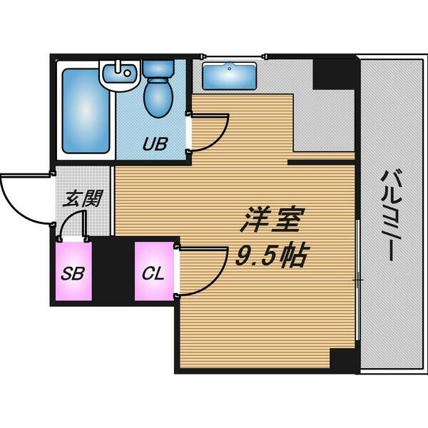 コーポラス野里の間取り