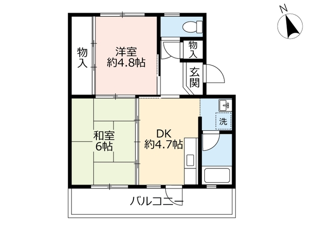 ＵＲ新多聞の間取り