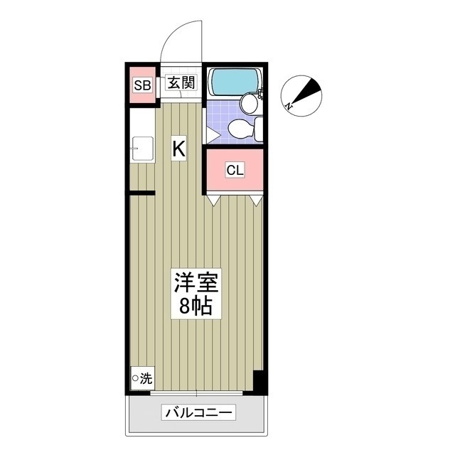 神奈川県川崎市麻生区片平４（マンション）の賃貸物件の間取り