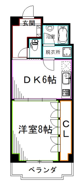 杉並区下井草のマンションの間取り