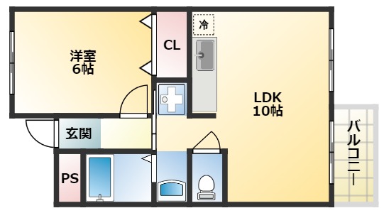 保田マンションの間取り