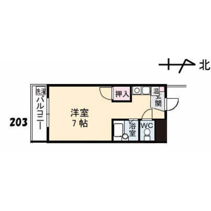 照島マンションの間取り