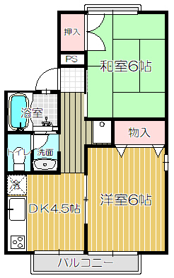 サンセジュールAの間取り