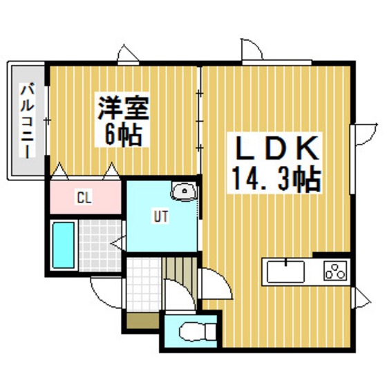 クリスタルハイツの間取り