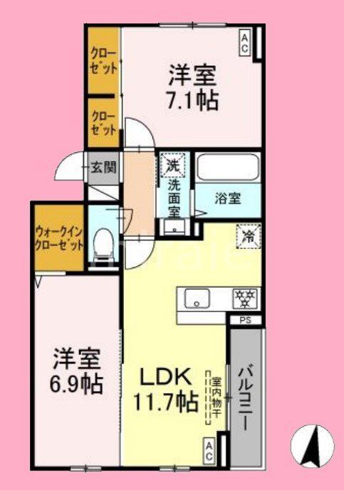 エリオントの間取り