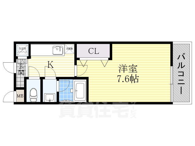 シャルム長尾の間取り