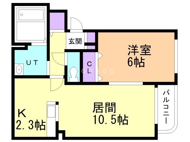 【フランク・3-3の間取り】