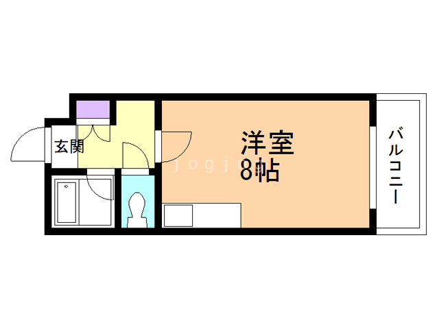 札幌市北区北三十七条西のマンションの間取り