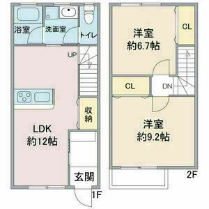 カーザ千代田橋の間取り