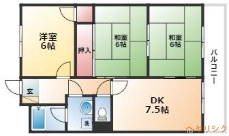 【サクセス米本の間取り】