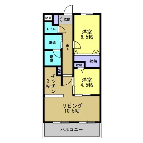 クリスタルスクエアの間取り