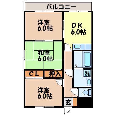 ルネス・トウワ（貝津町）の間取り