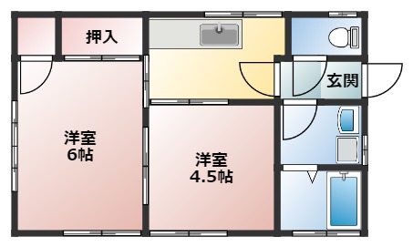 あだたら荘の間取り