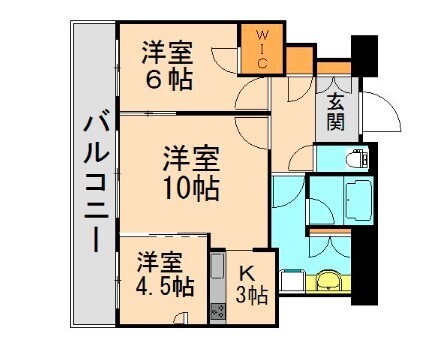 センターマークスタワーの間取り