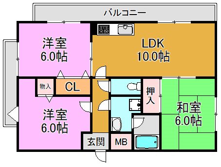 アーバンテラスの間取り