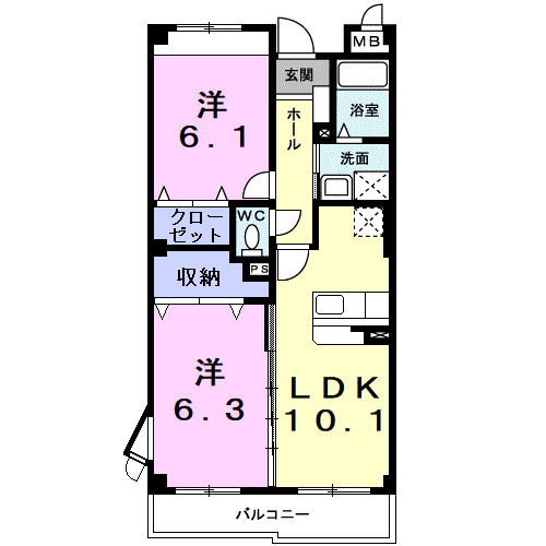 ＳｕｎＳｏｌｅｉｌ２１の間取り