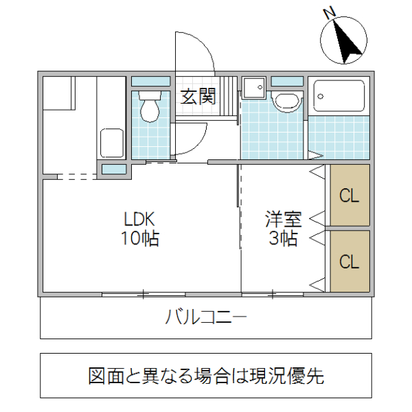 代官山シティヒルズ　Aの間取り