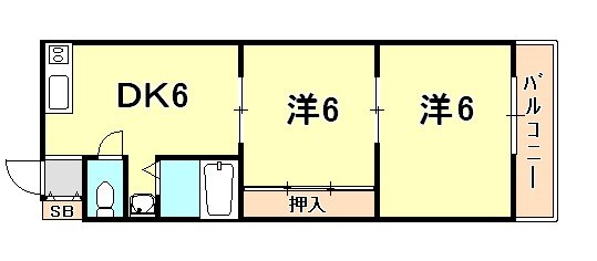 バレル芦屋の間取り