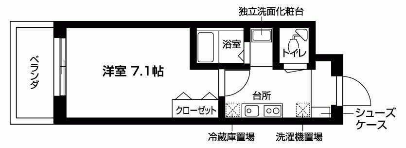 レジディア神戸ポートアイランドサウスの間取り